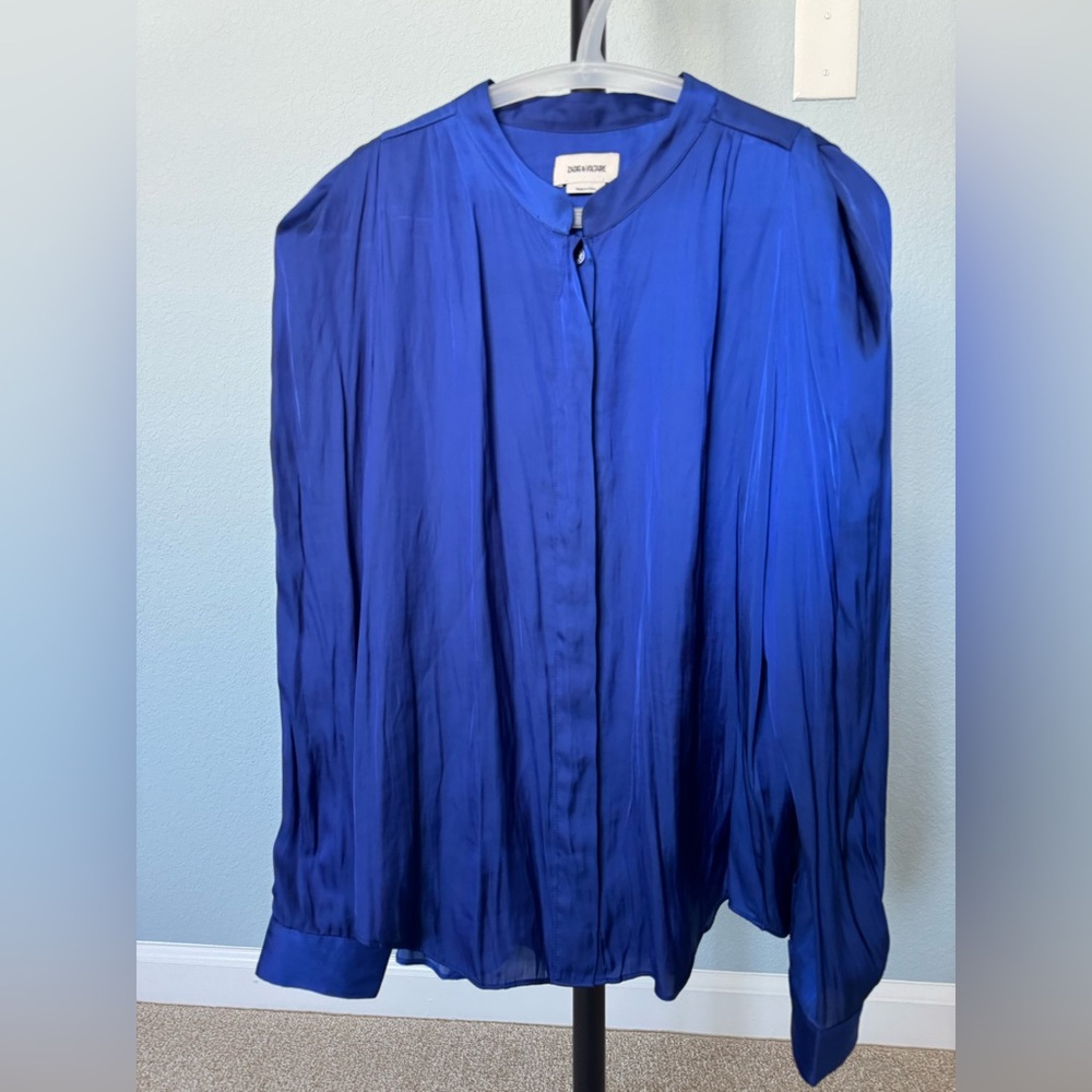 Zadig & Voltaire Tink Satin Blouse in size Small